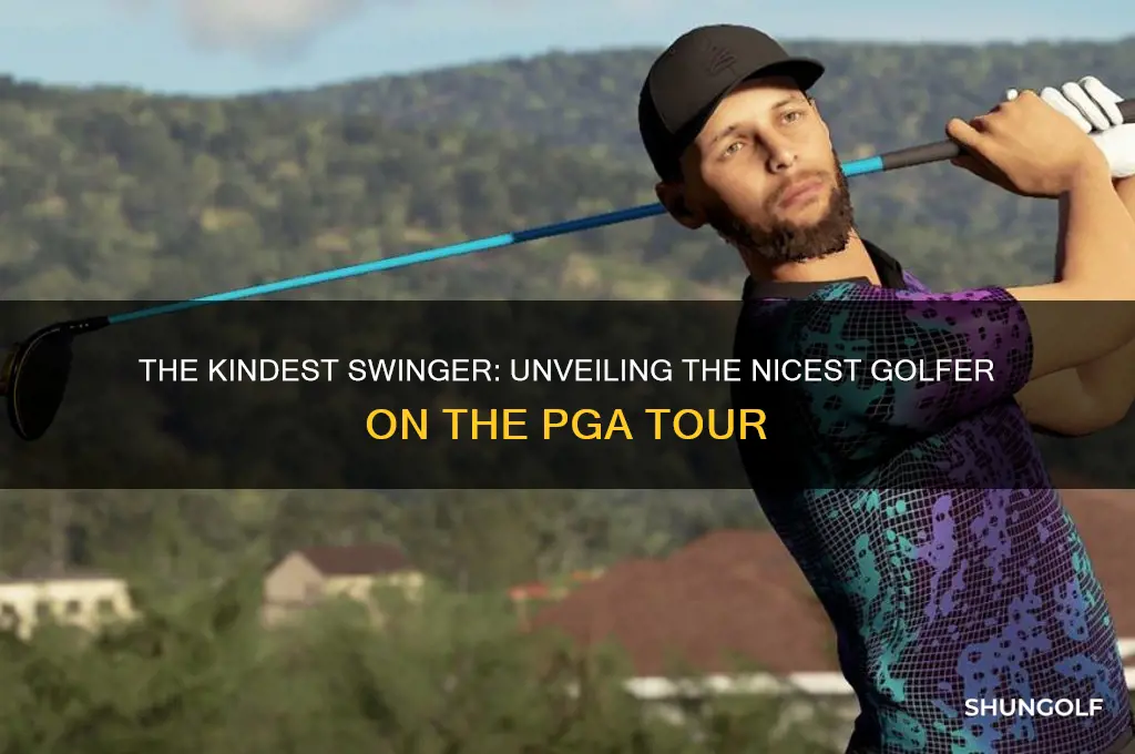 who is the nicest golfer on the pga tour