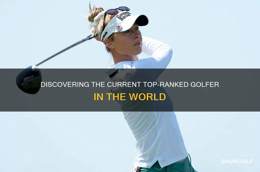 who is the number 1 ranked golfer