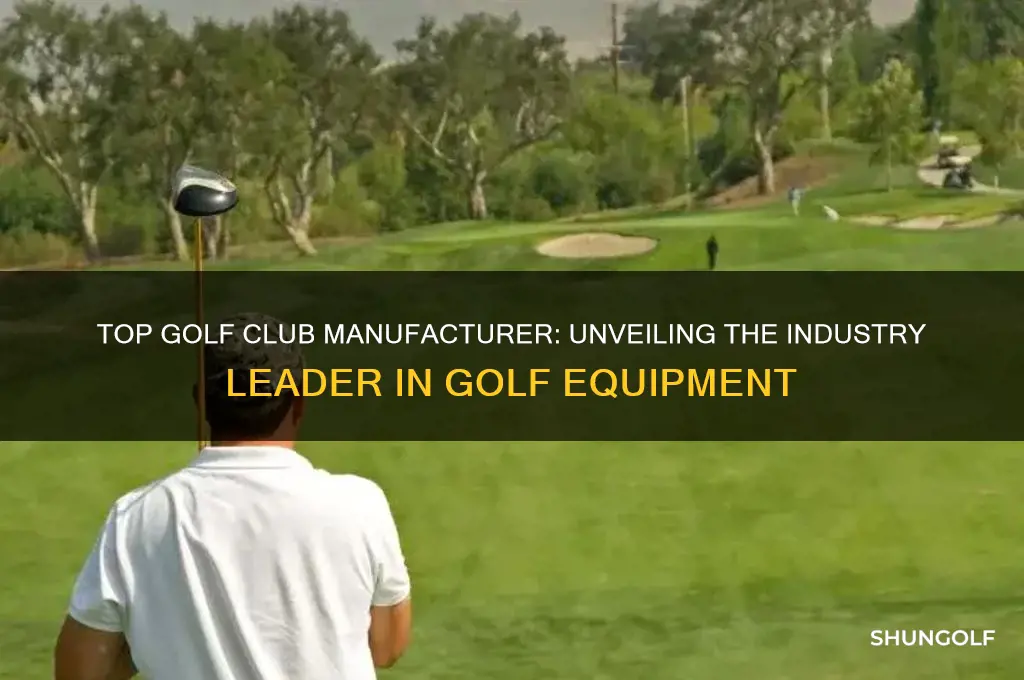 who is the number one golf club manufacturer