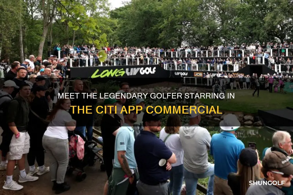 who is the older golfer in citi app commercial