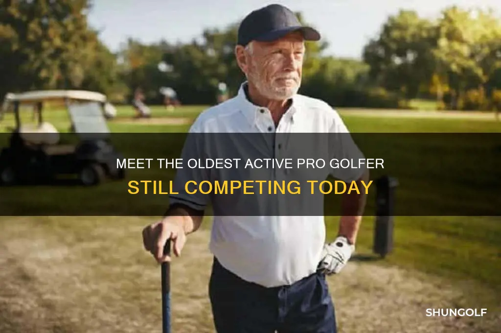 who is the oldest active pro golfer