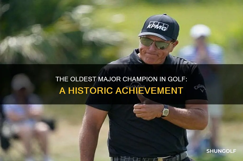 who is the oldest major champion in golf
