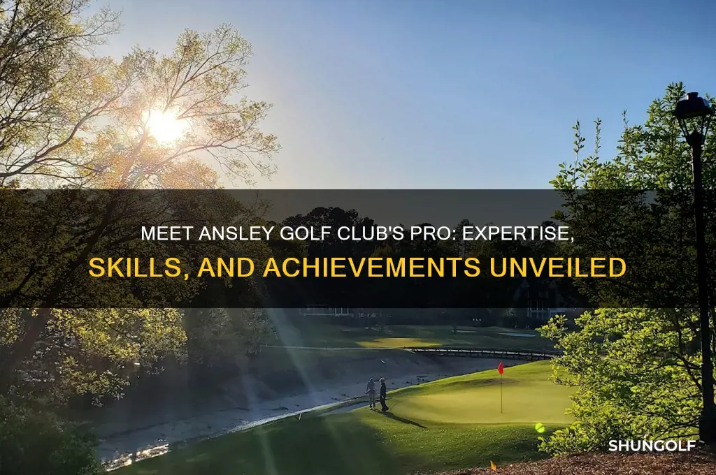 who is the pro at ansley golf club
