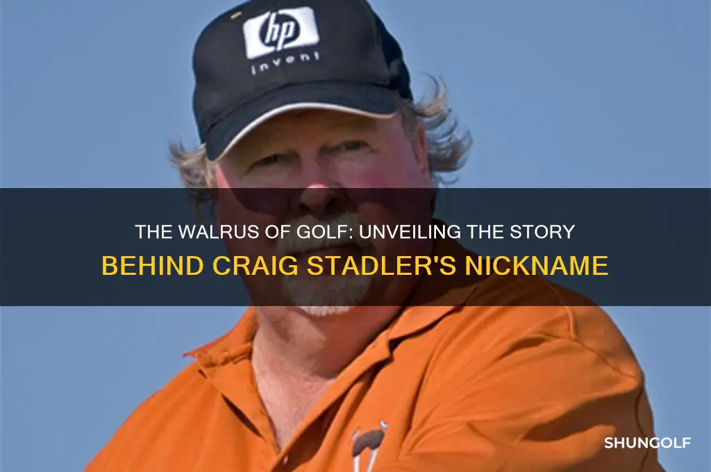 who is the pro golfer nicknamed the walrus