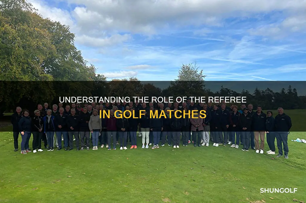 who is the referee in golf