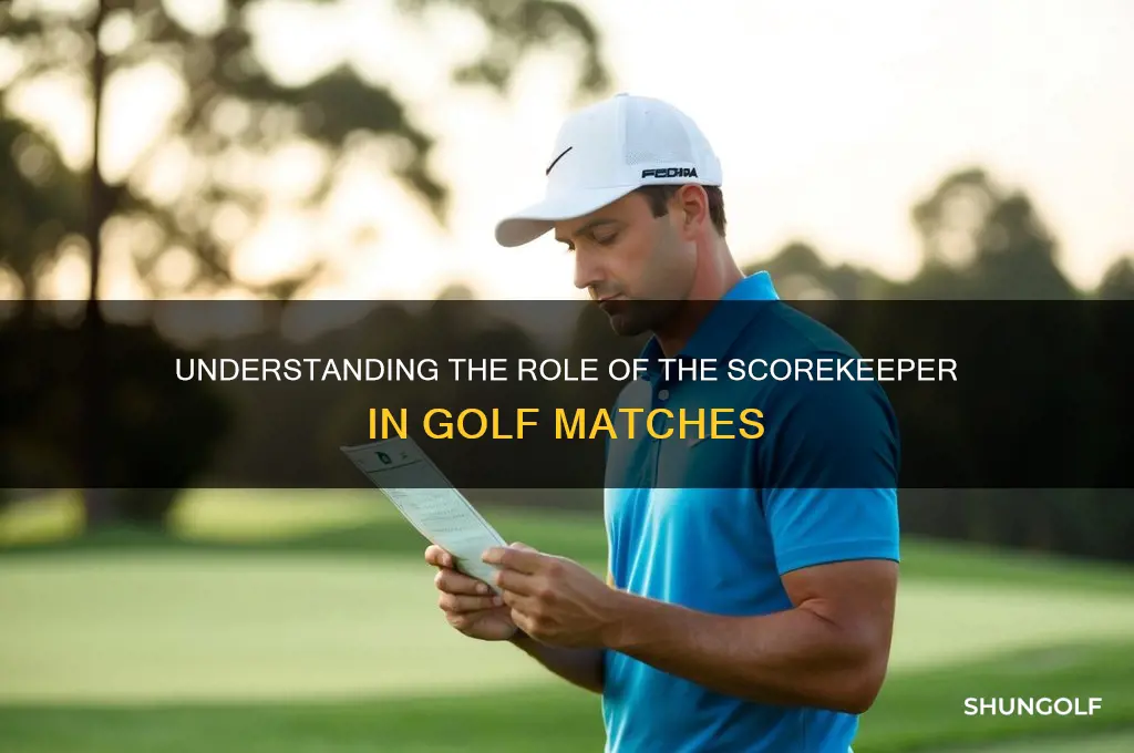 who is the scorekeeper in golf
