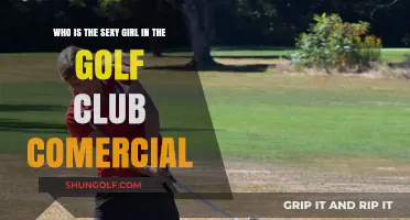 Unveiling the Stunning Star of the Golf Club Commercial: Who is She?