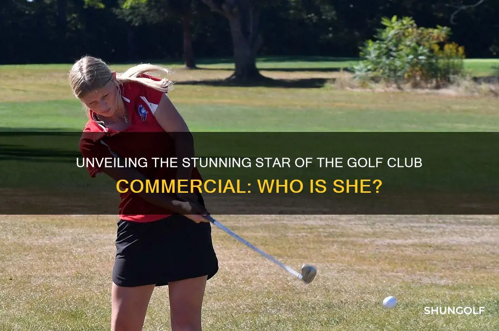 who is the sexy girl in the golf club comercial
