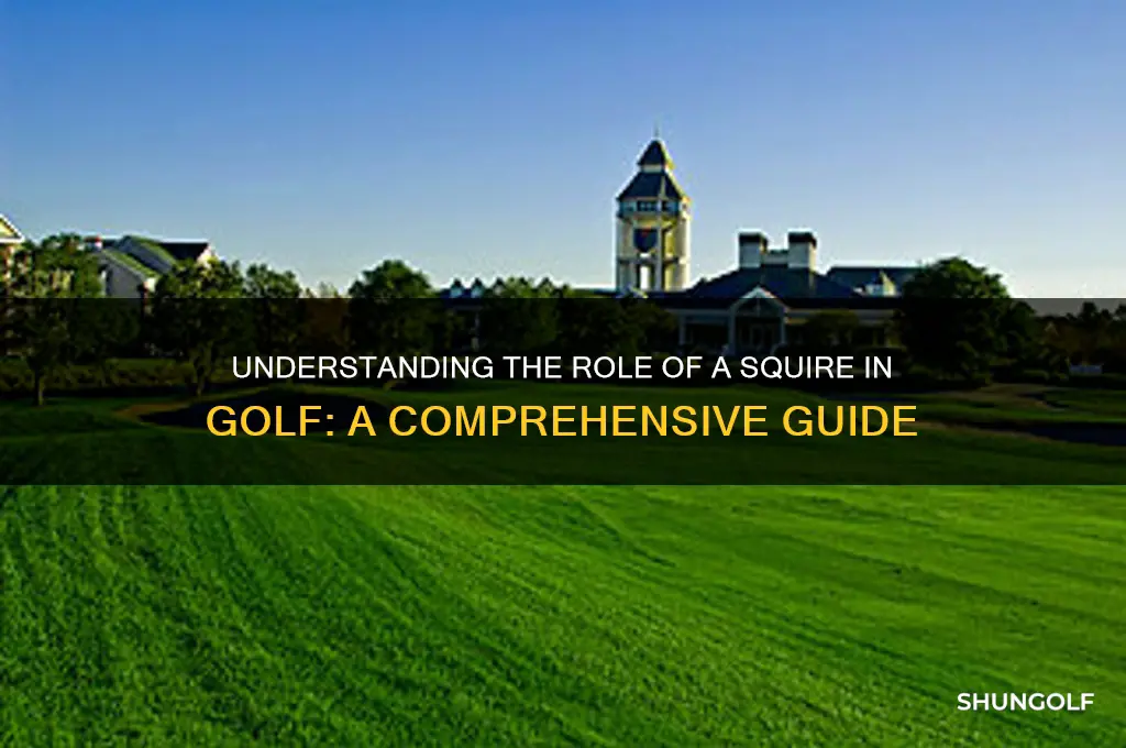 who is the squire in golf