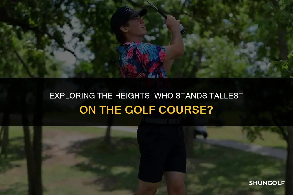 who is the tallest golf player
