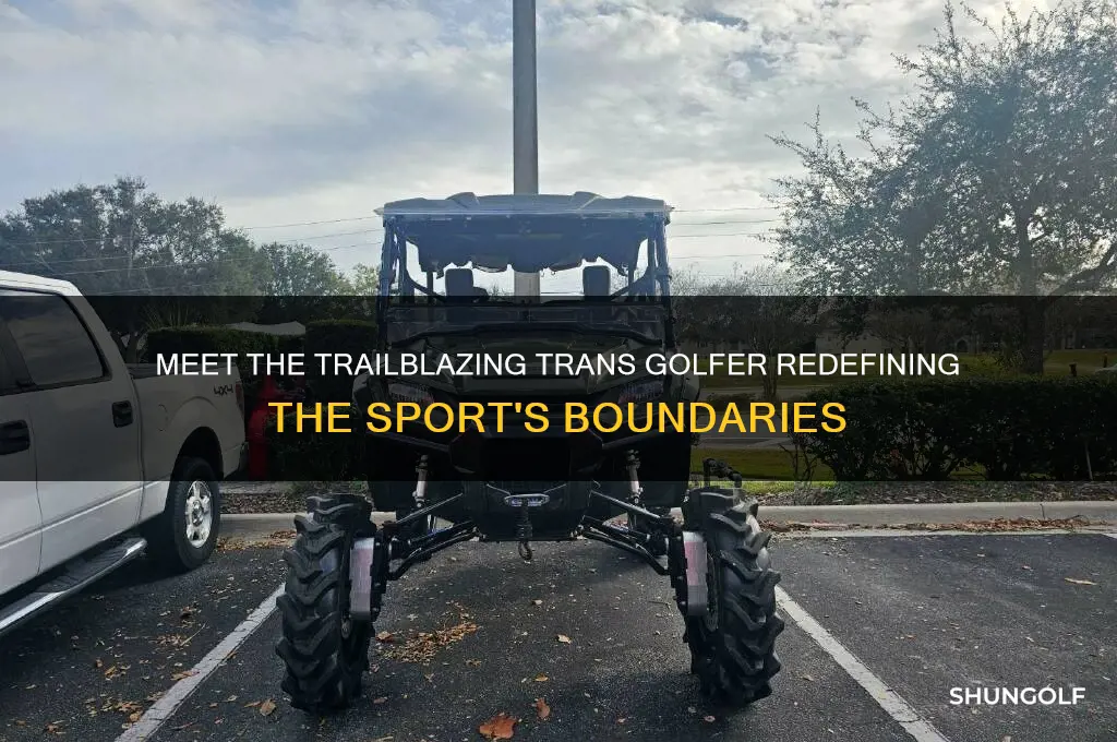 who is the trans golfer