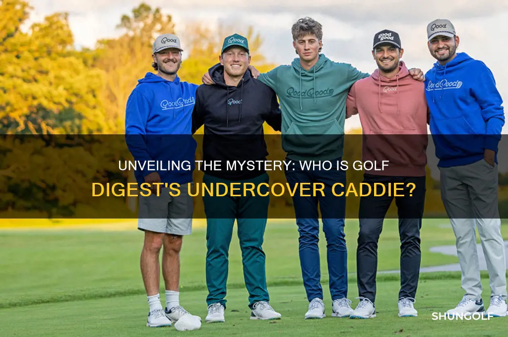 who is the undercover caddie in golf digest