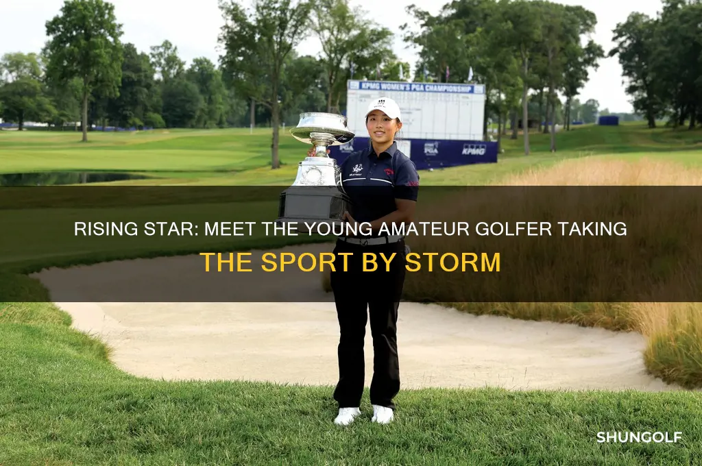 who is the young amatuer golfer