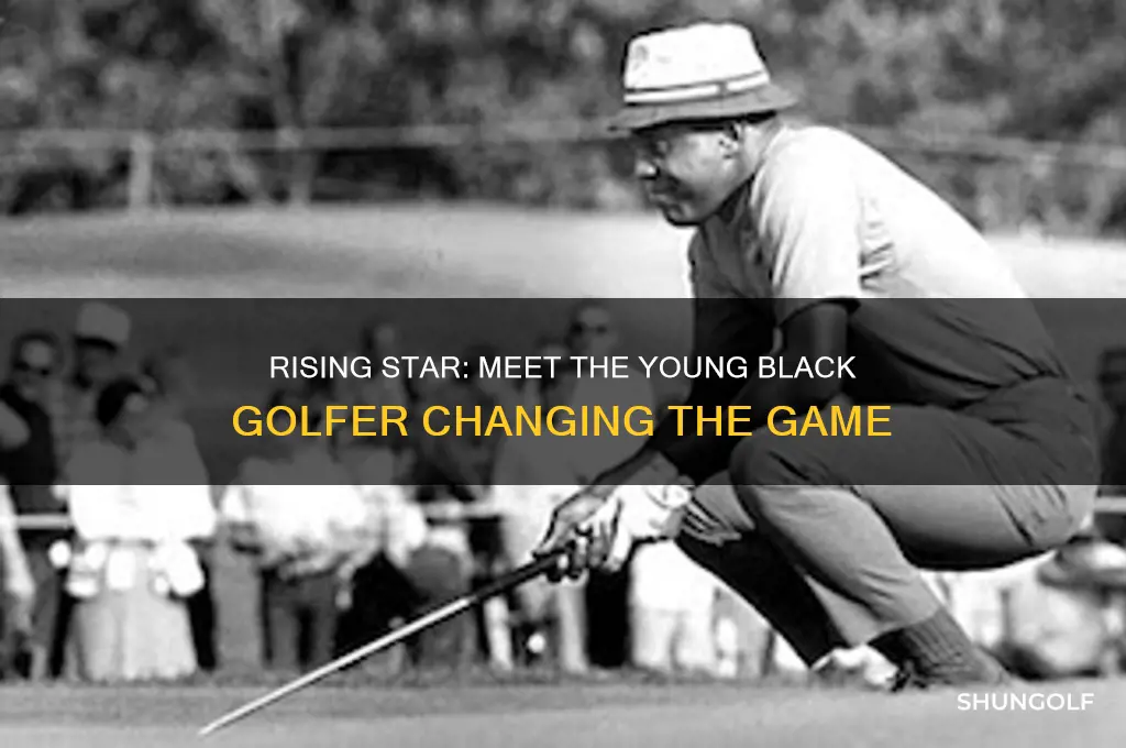 who is the young black golfer