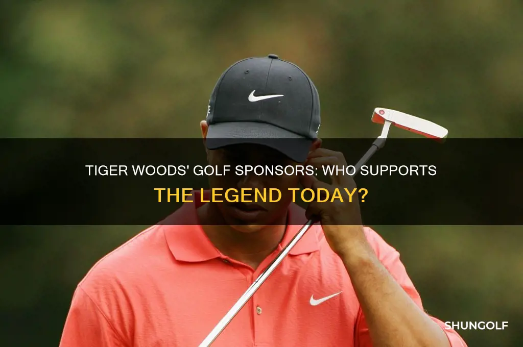 who is tiger woods golf sponsors