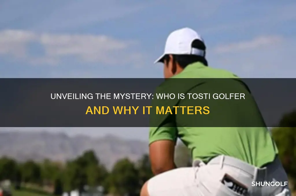 who is tosti golfer