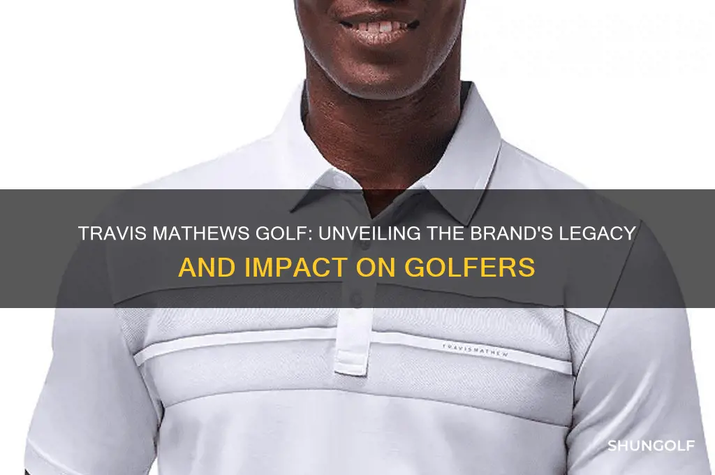 who is travis mathews golf