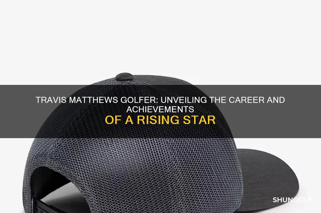 who is travis matthews golfer