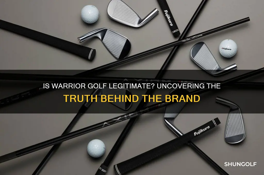 who is warrior golf legitimate