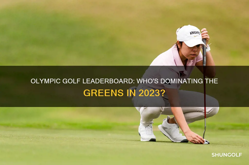 who is winning olympic golf