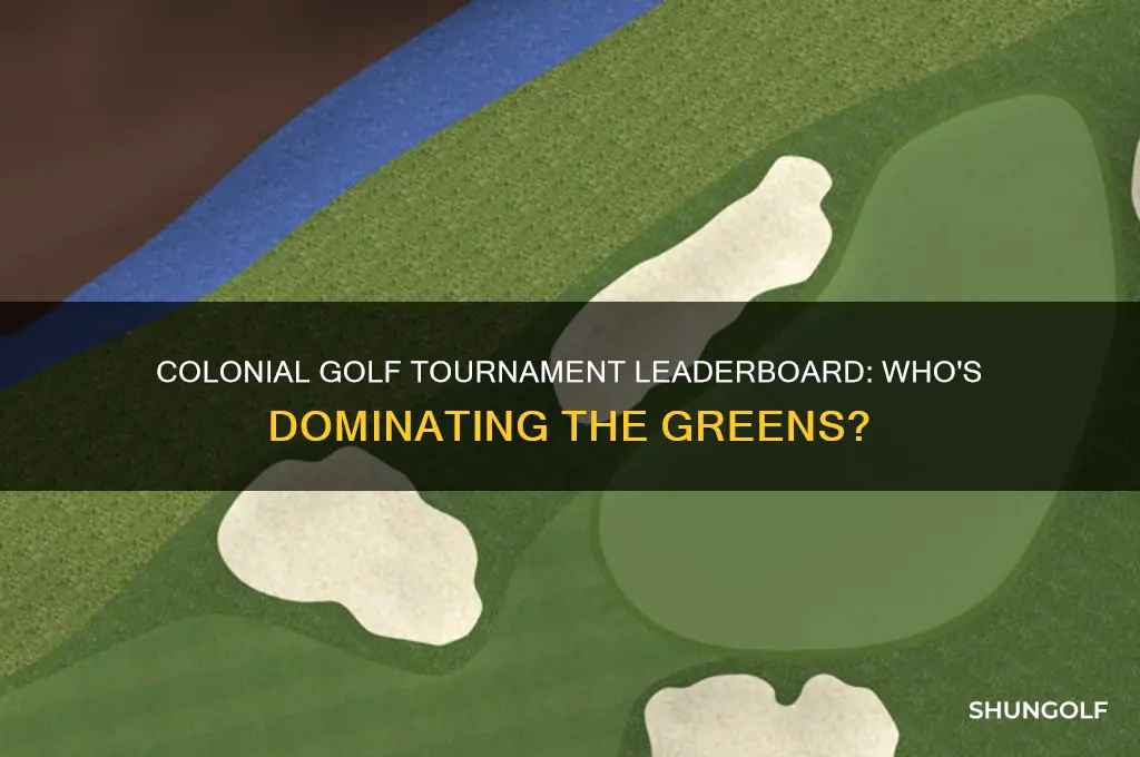 who is winning the colonial golf