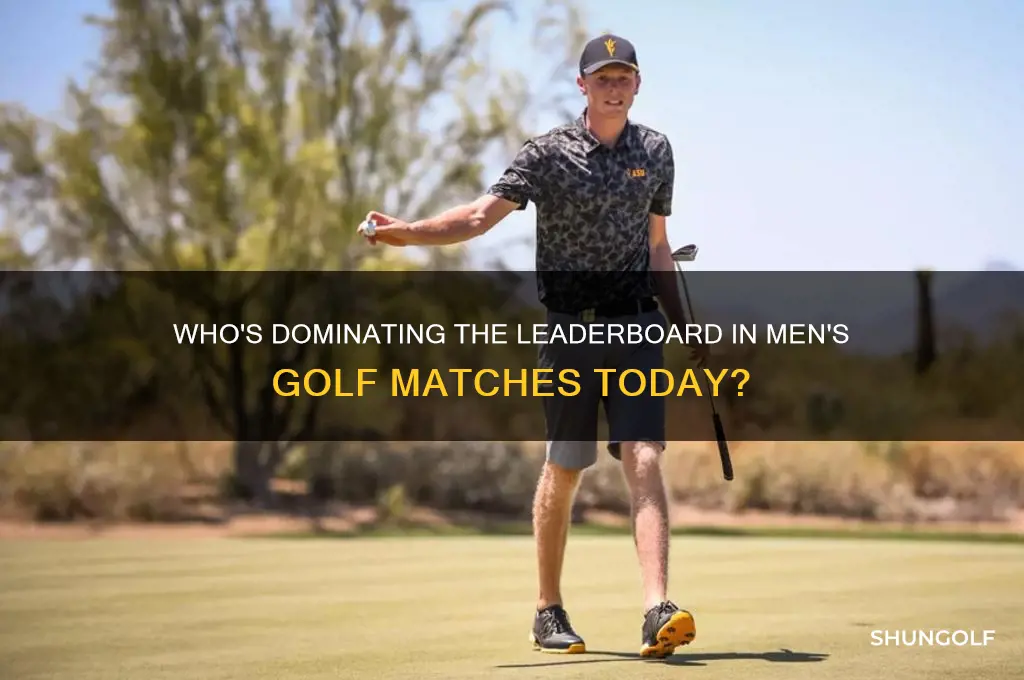 who is winningbmatchbplsy mens golf