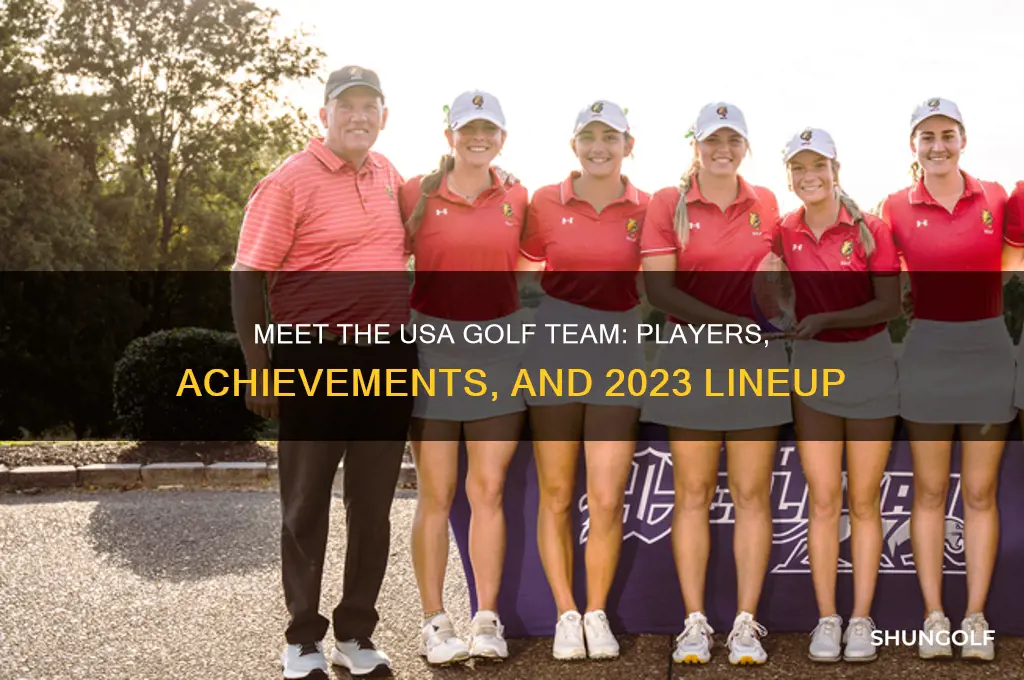 who ison the usa golf team