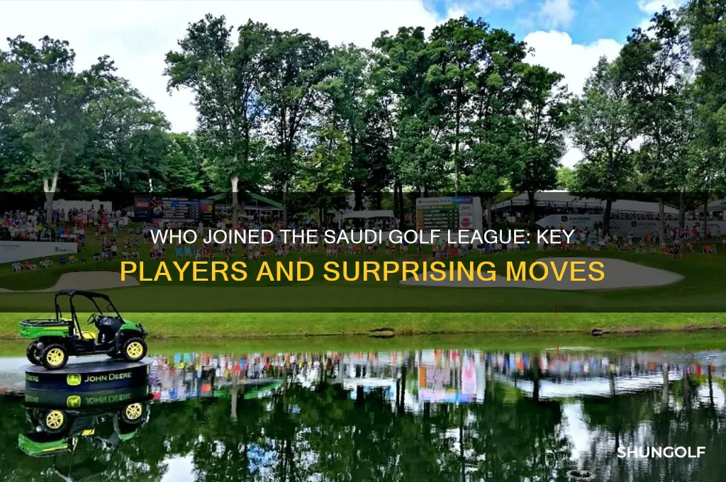 who joined saudi golf league