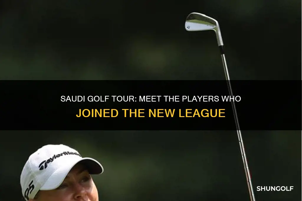 who joined the saudi golf tour