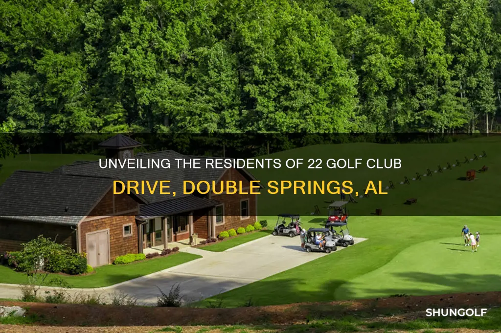 who lives at 22 golf club drive double springs al