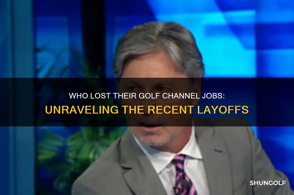 who lost their golf color jobs