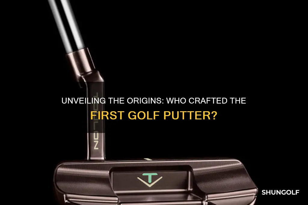 who made the first golf putter