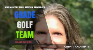 Signal Mountain Middle High School's 6th Grade Golf Team Founders