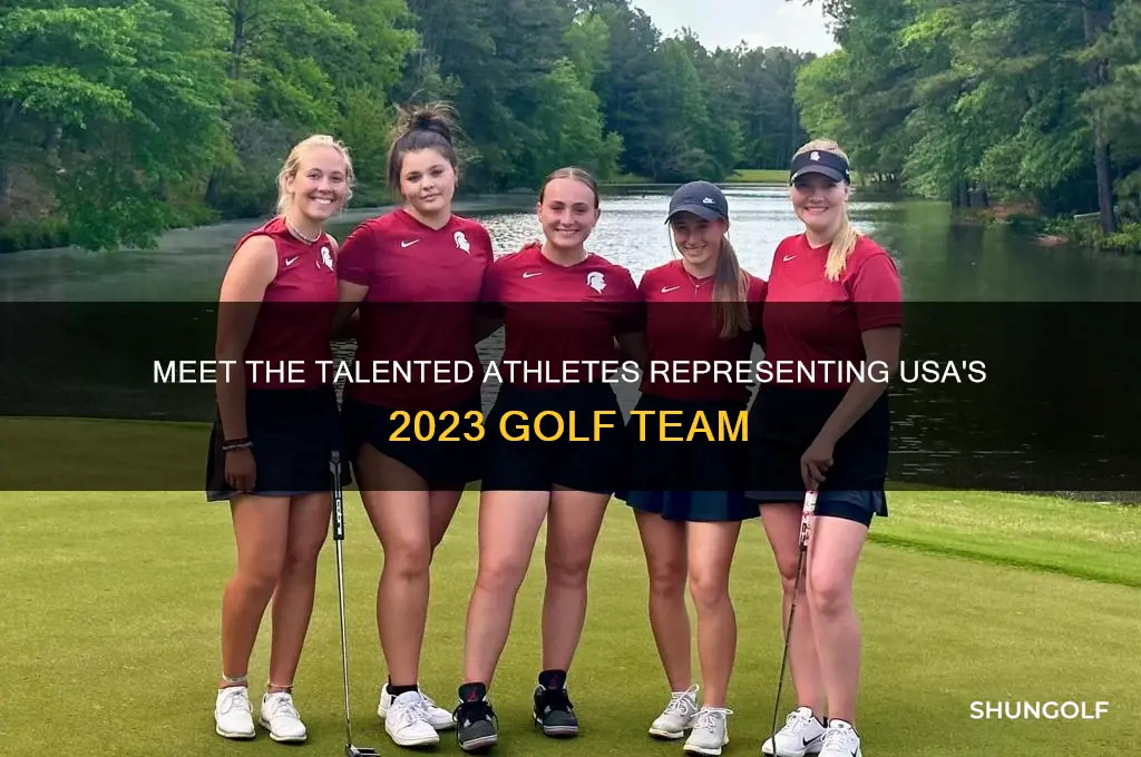 who made the usa golf team