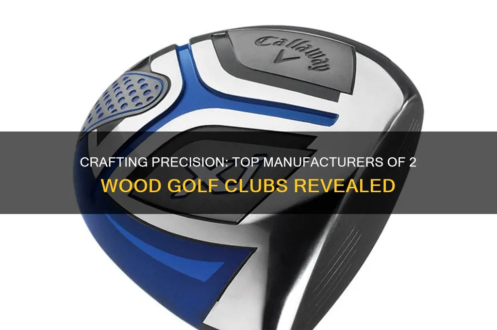 who makes a 2 wood golf club