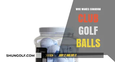 Unveiling the Manufacturer Behind Canadian Club Golf Balls