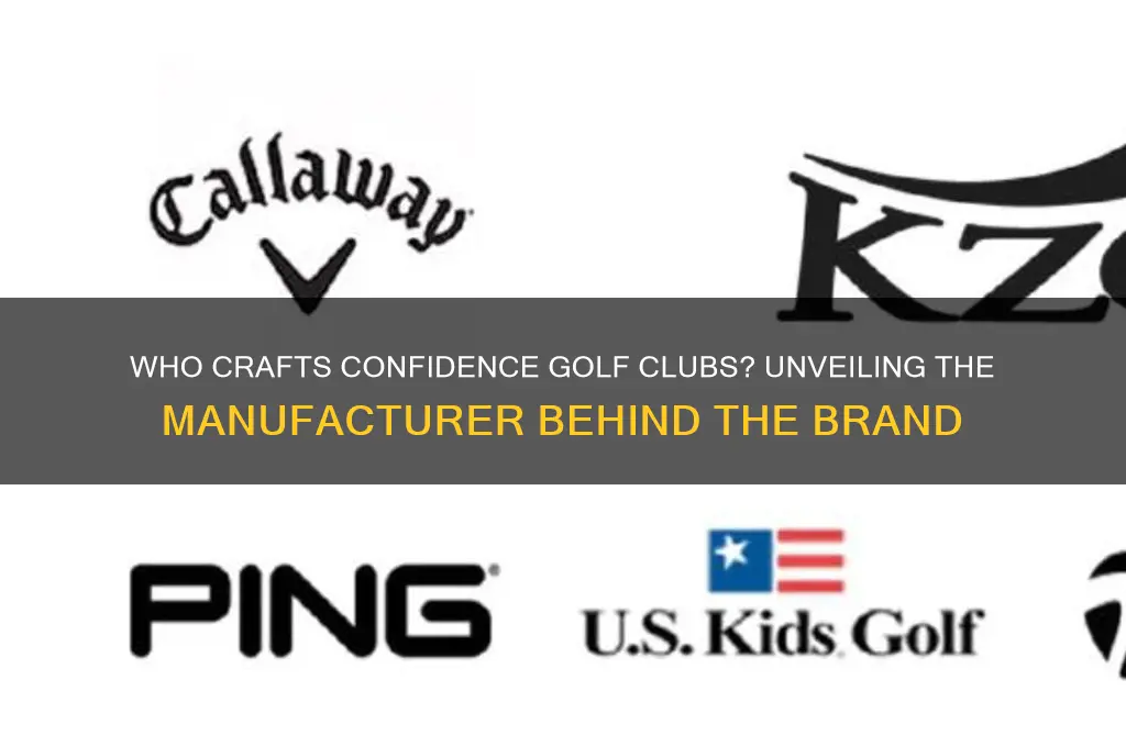 who makes confidence golf clubs