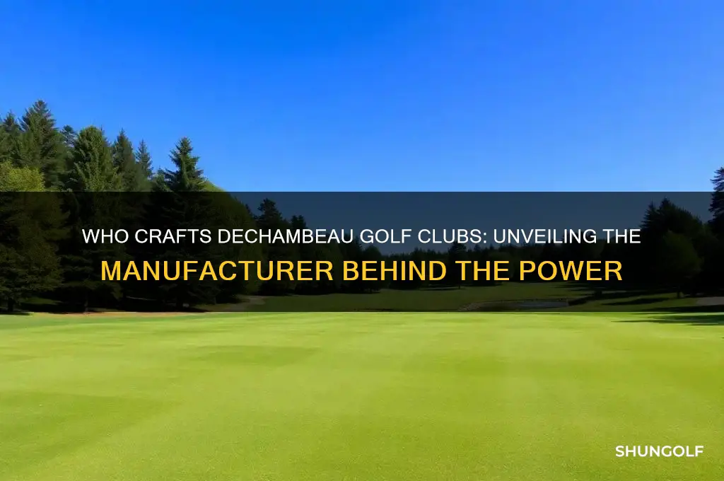 who makes dechambeau golf clubs