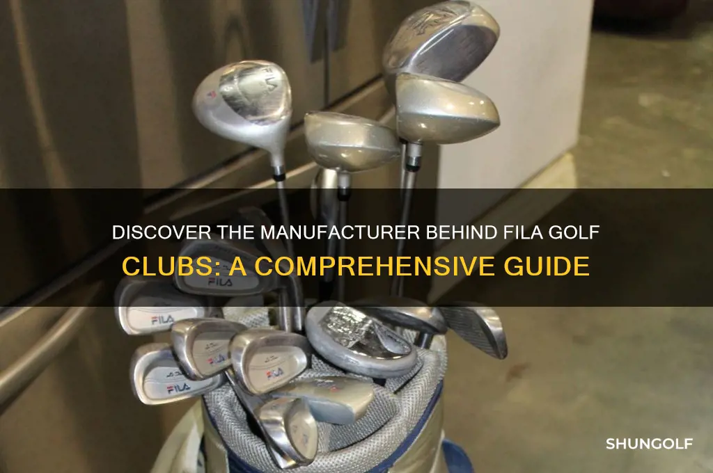 who makes fila golf clubs