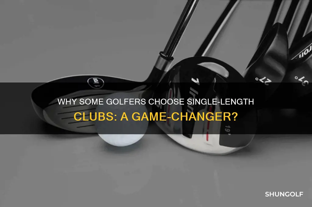 who makes golf clubs all the same length