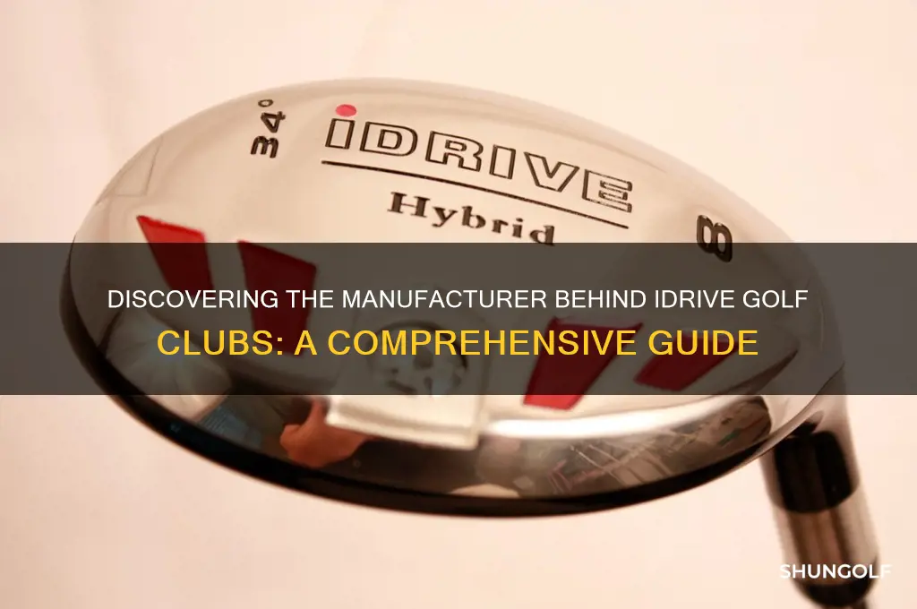who makes idrive golf clubs