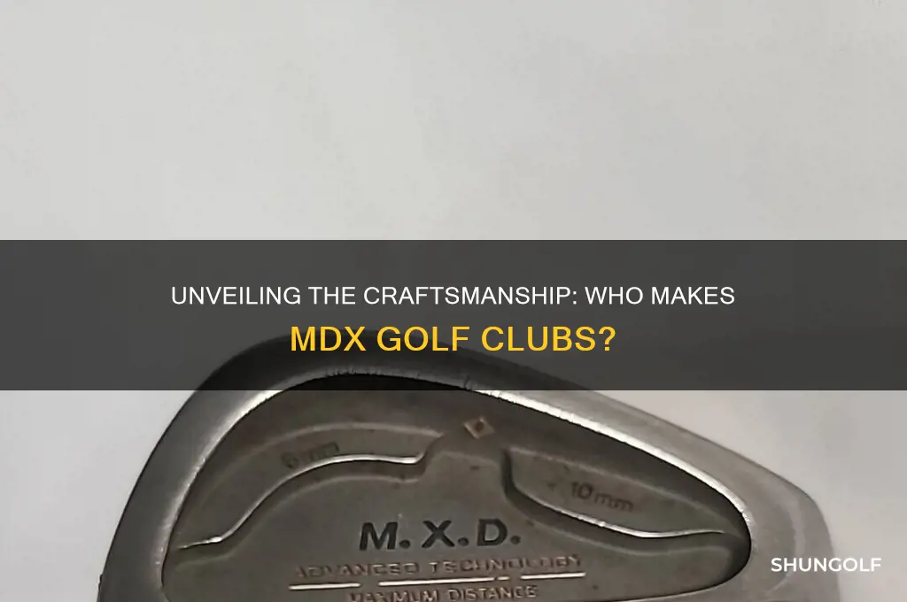 who makes mdx golf clubs