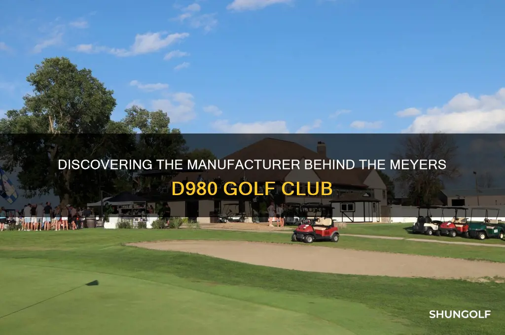 who makes meyers d980 golf club