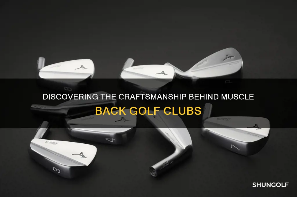 who makes muscle back golf clubs