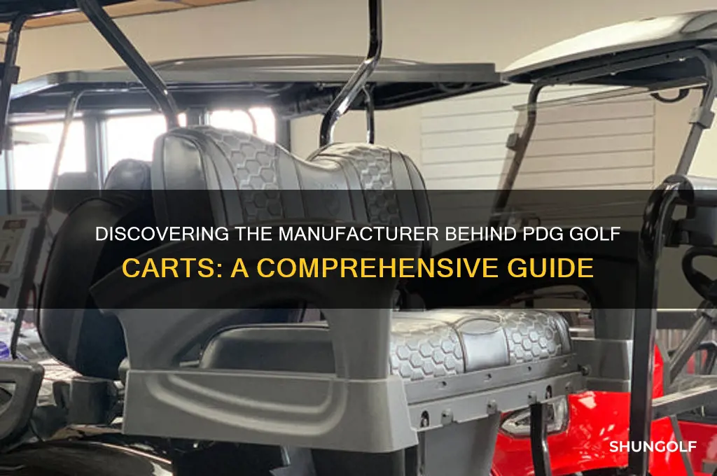 who makes pdg golf carts