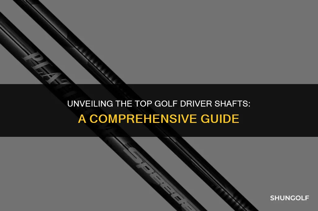 who makes the best golf driver shafts