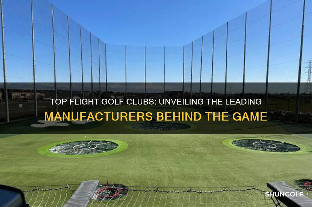 who makes top flight golf clubs