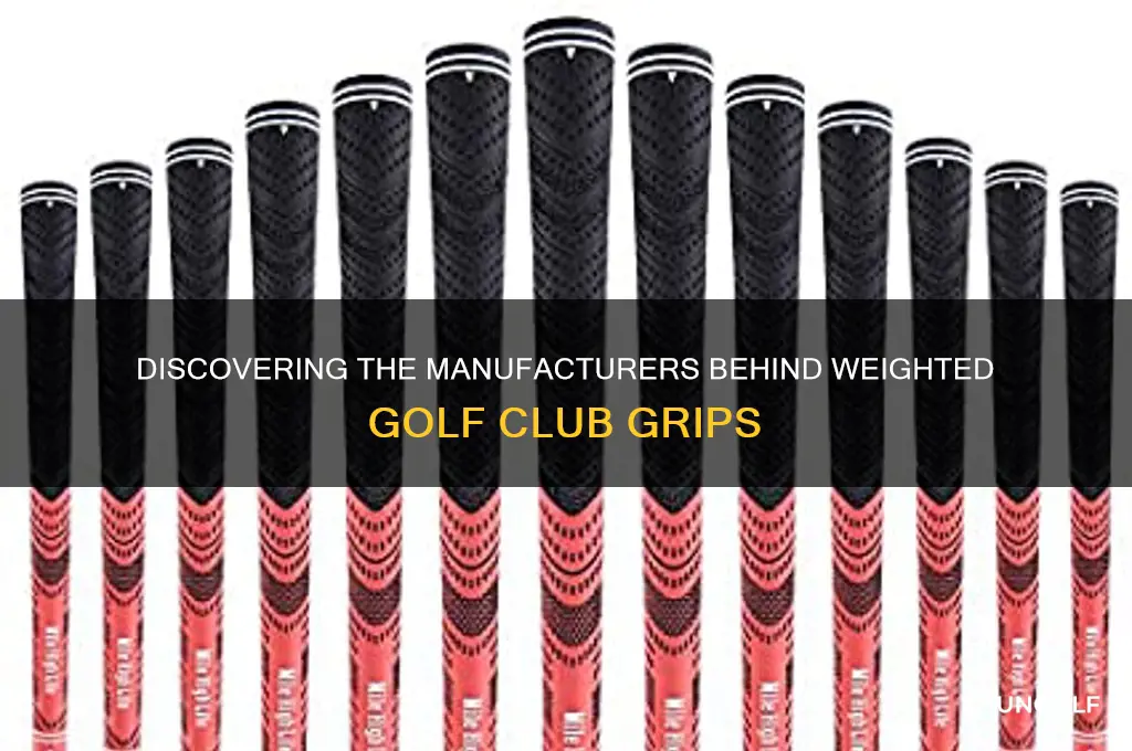 who makes weighted golf club grips