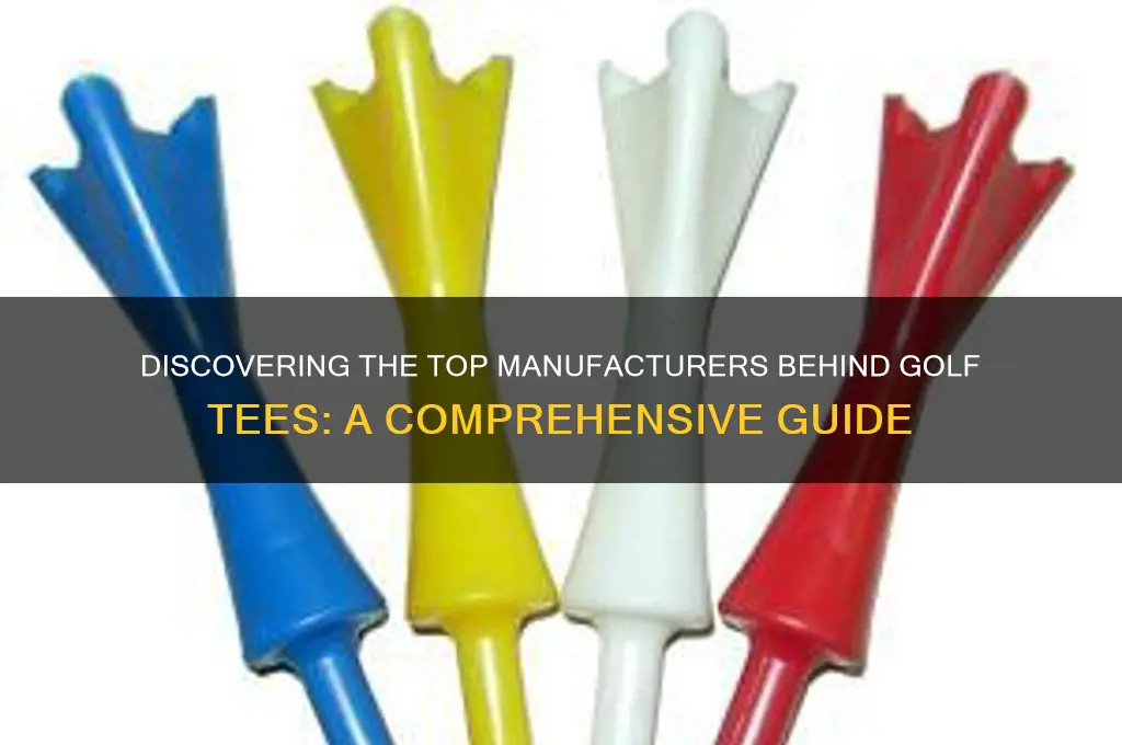 who manufactures golf tees