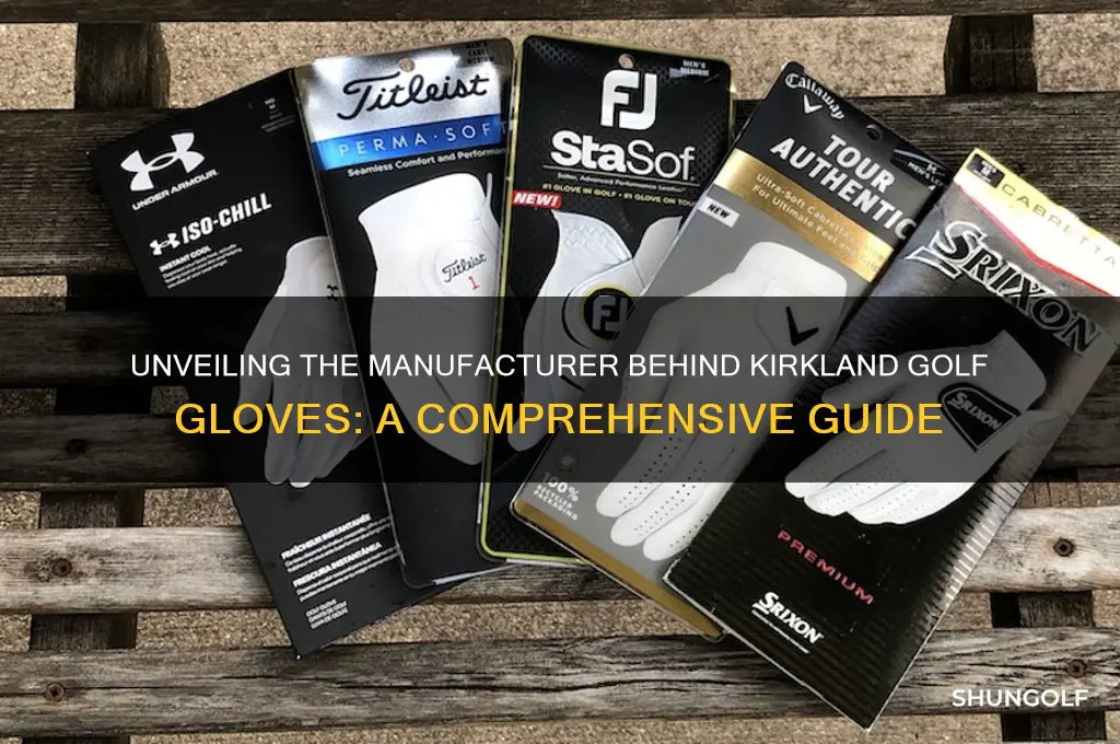 who manufactures kirkland golf gloves